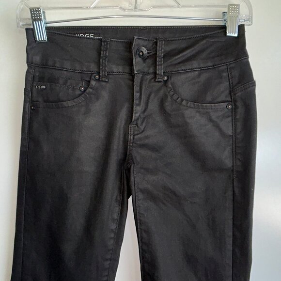 G-STAR RAW Midge Cody Mid Skinny Black Coated Jeans Size 23 ~ EUC - Picture 2 of 12